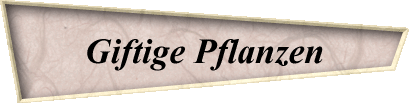 Giftige Pflanzen